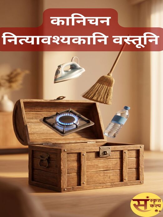 कानिचन नित्यावश्यकानि वस्तूनि