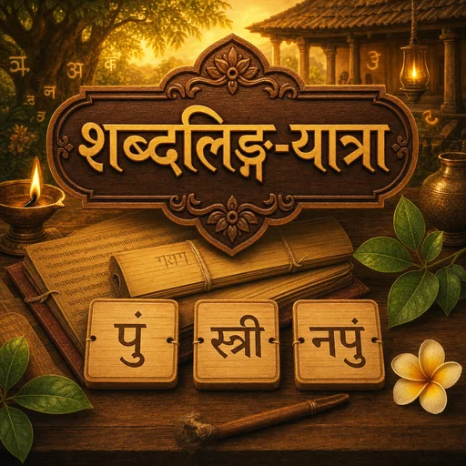 शब्दलिङ्ग-यात्रा (Sanskrit Gender Game)