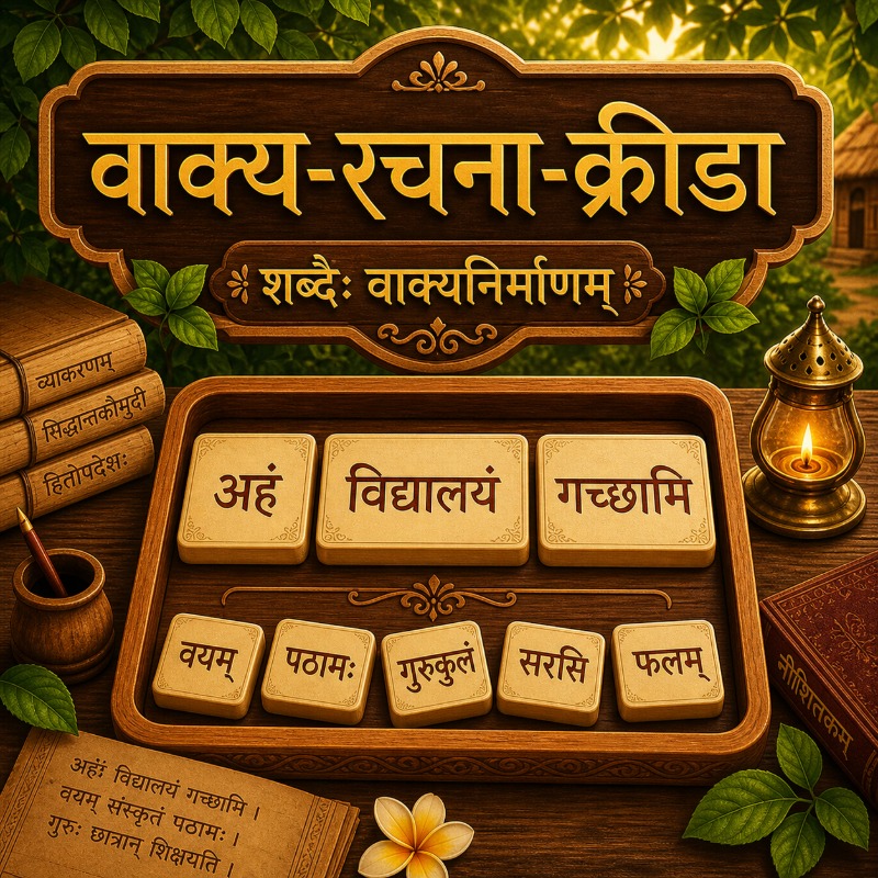 वाक्य-रचना-क्रीडा (Sentence Word Game)